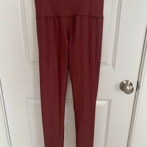 Aerie OFFLINE red shine leggings